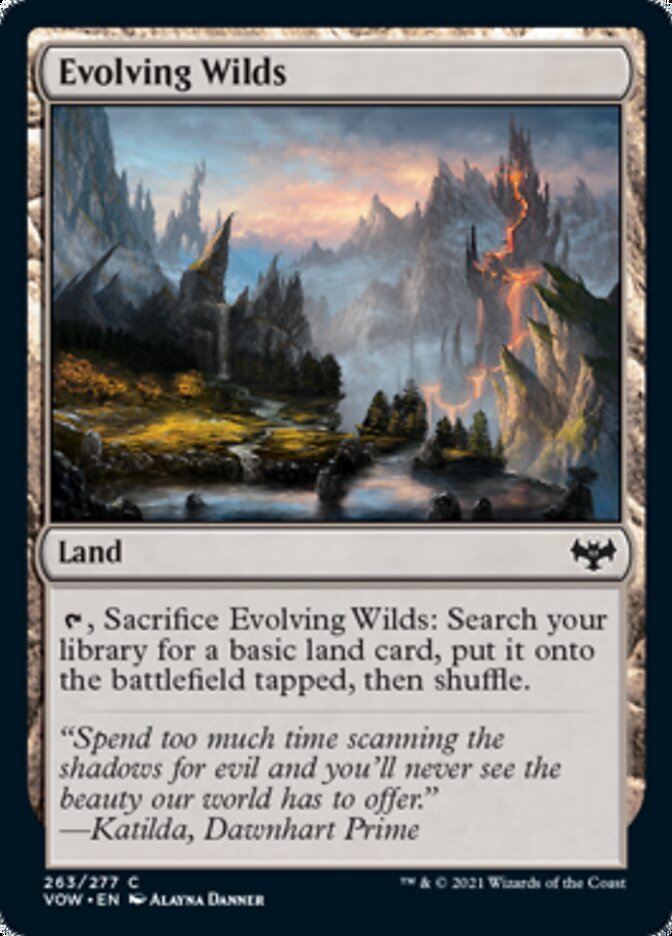 Evolving Wilds [Innistrad: Crimson Vow] | Gate City Games LLC