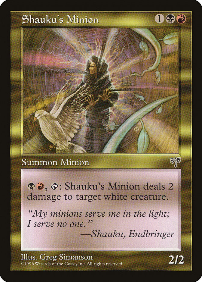 Shauku's Minion [Mirage] | Gate City Games LLC