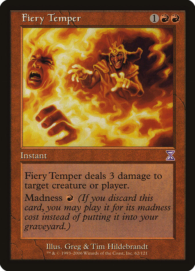 Fiery Temper [Time Spiral Timeshifted] | Gate City Games LLC