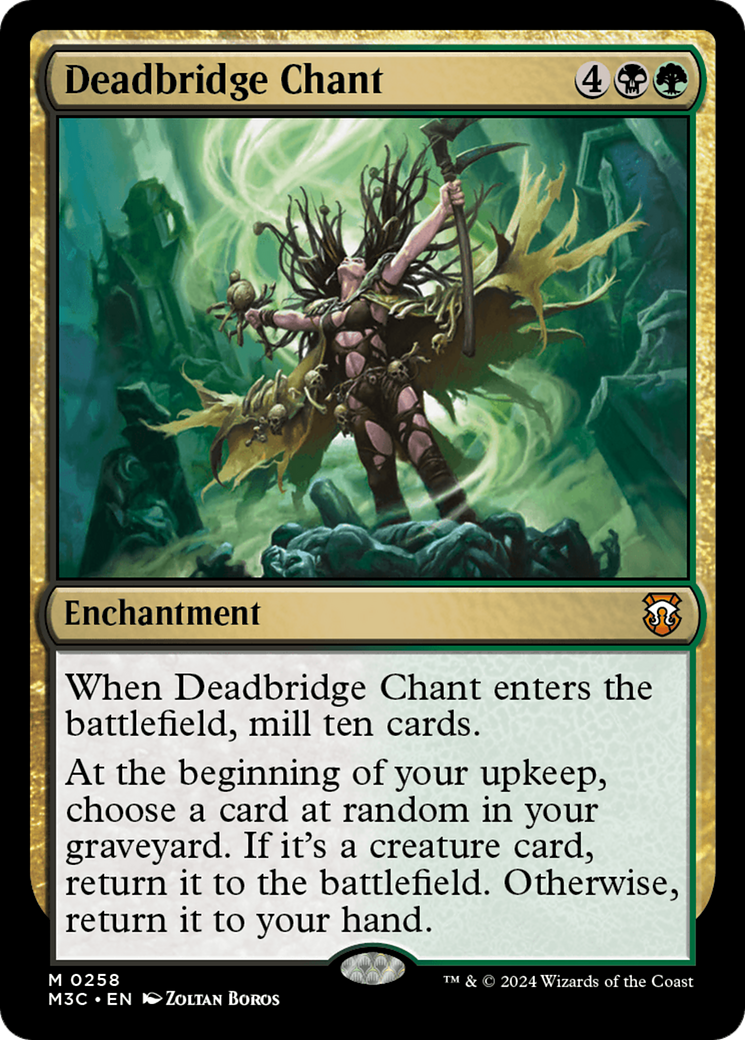 Deadbridge Chant [Modern Horizons 3 Commander] | Gate City Games LLC