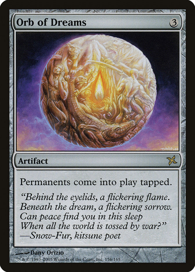 Orb of Dreams [Betrayers of Kamigawa] | Gate City Games LLC