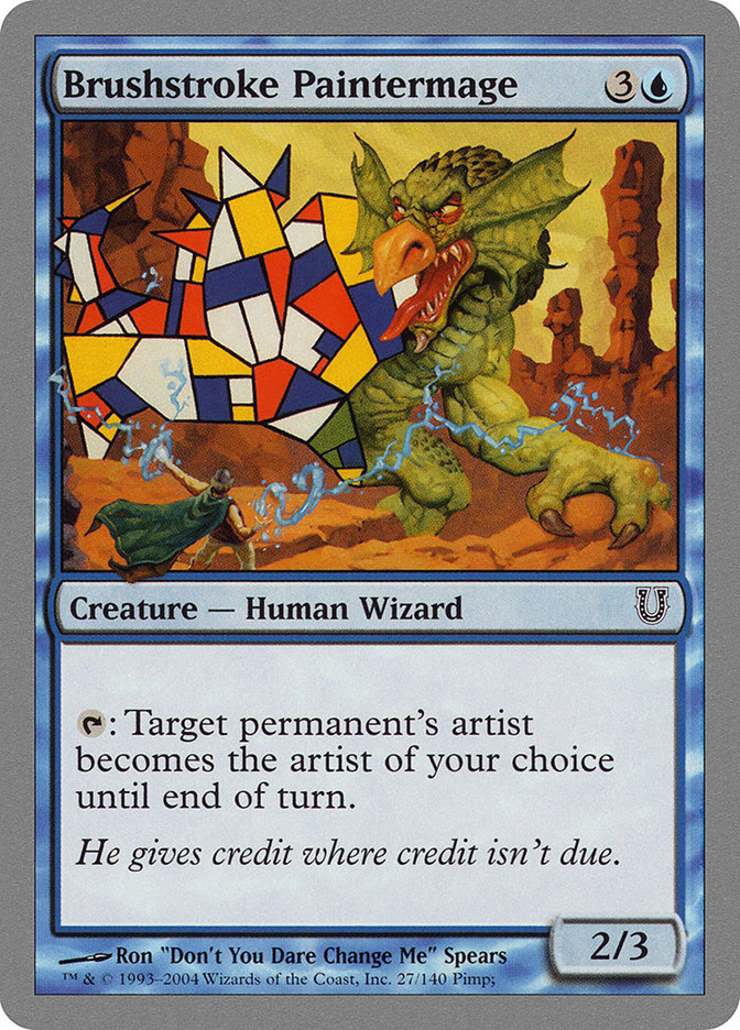 Brushstroke Paintermage [Unhinged] | Gate City Games LLC