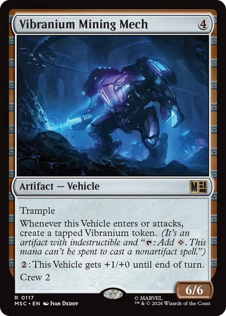 Vibranium Mining Mech (Surge Foil) [Marvel Super Heroes Commander] | Gate City Games LLC