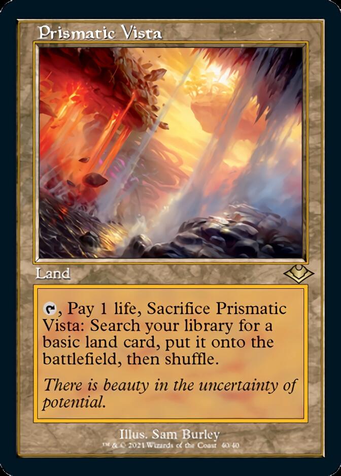 Prismatic Vista (Retro Foil Etched) [Modern Horizons] | Gate City Games LLC