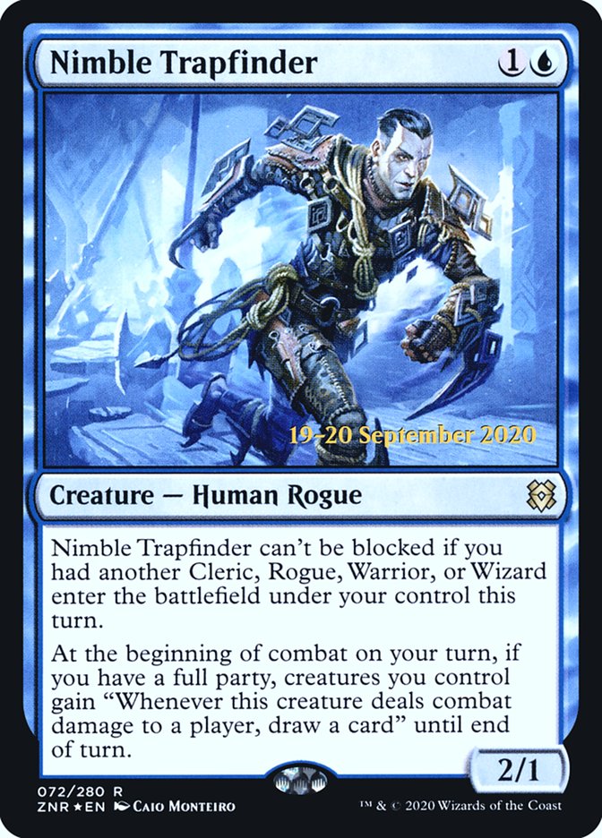 Nimble Trapfinder [Zendikar Rising Prerelease Promos] | Gate City Games LLC
