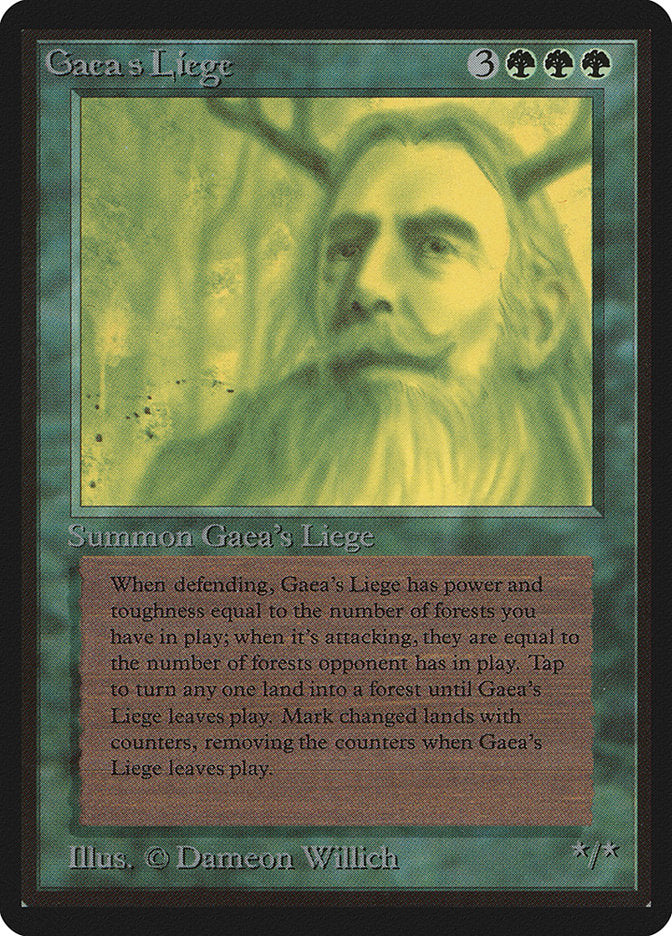 Gaea's Liege [Beta Edition] | Gate City Games LLC