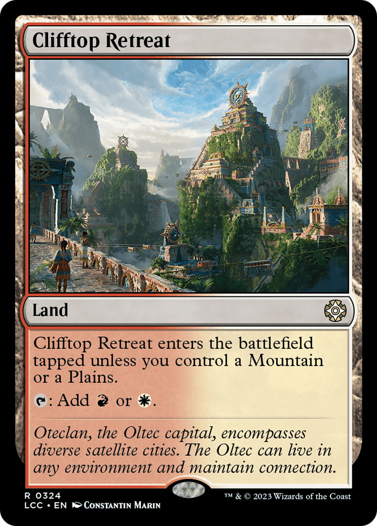 Clifftop Retreat [The Lost Caverns of Ixalan Commander] | Gate City Games LLC