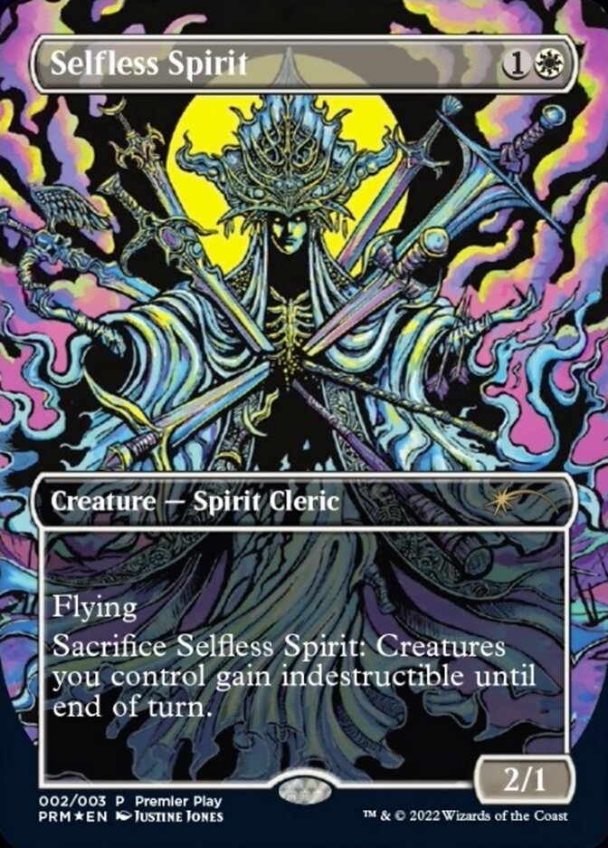Selfless Spirit (Borderless Alternate-Art) [Regional Championship Qualifiers 2022] | Gate City Games LLC