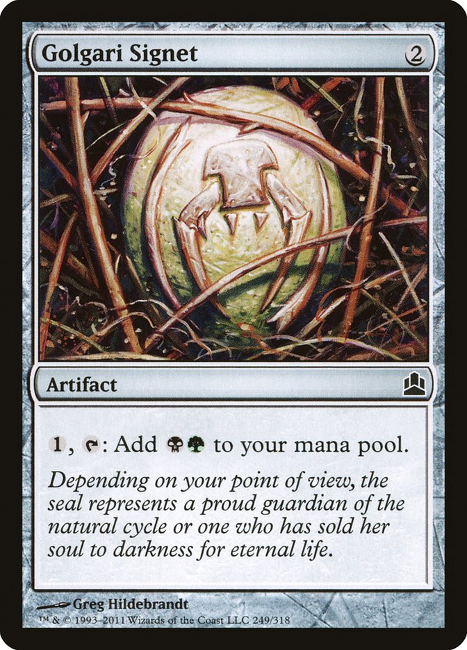 Golgari Signet [Commander 2011] | Gate City Games LLC