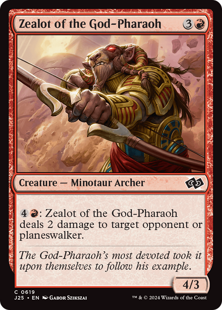 Zealot of the God-Pharaoh [Foundations Jumpstart] | Gate City Games LLC