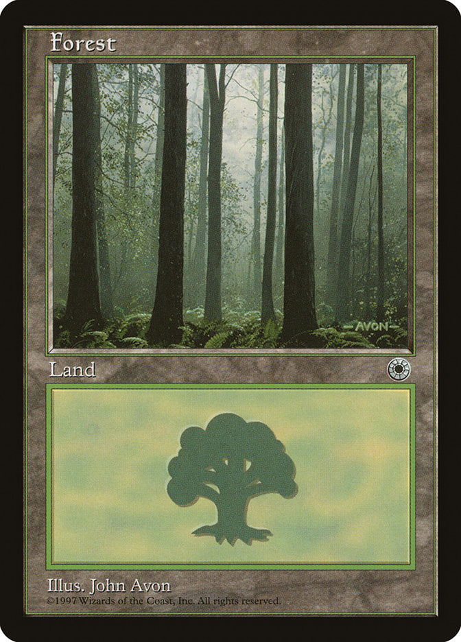 Forest (Three Dark Trees at Front with Lush Ground) [Portal] | Gate City Games LLC
