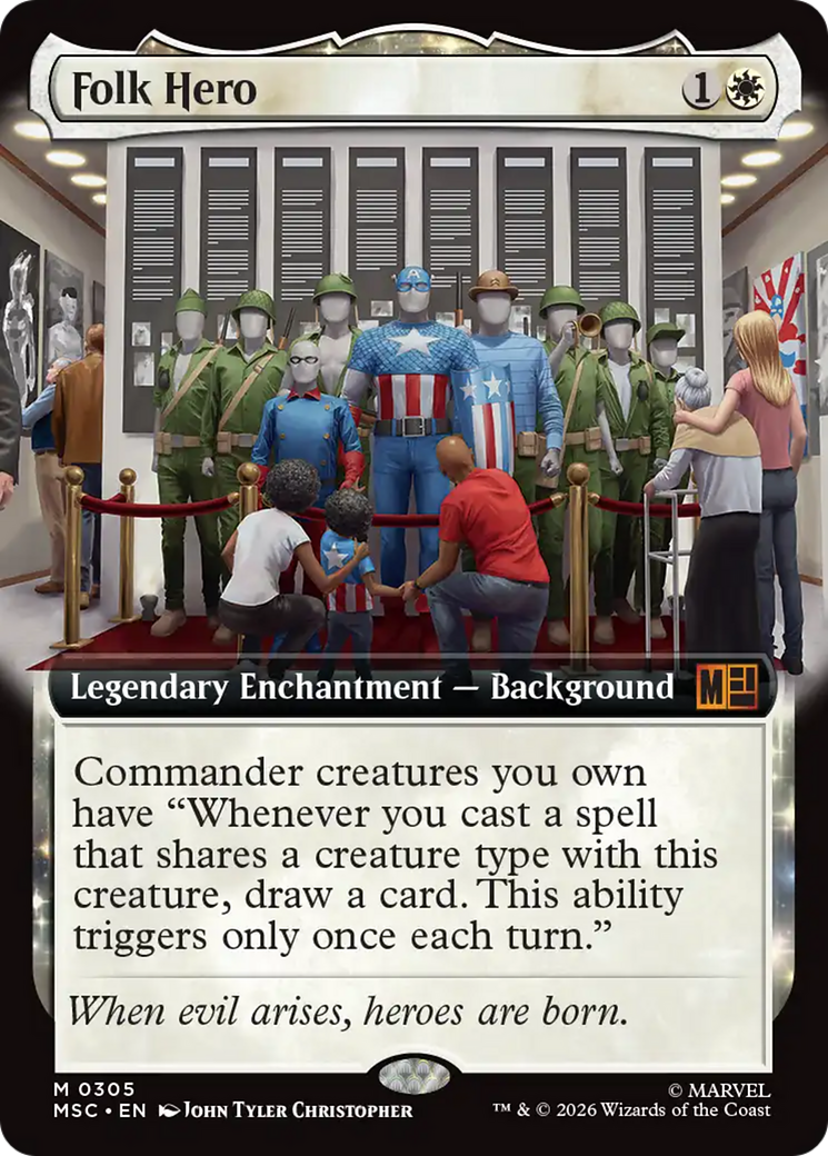 Folk Hero (Extended Art) [Marvel Super Heroes Commander] | Gate City Games LLC