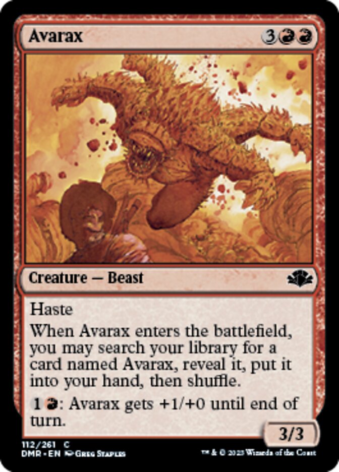 Avarax [Dominaria Remastered] | Gate City Games LLC