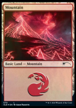 Mountain (Lightning) (570) [Secret Lair Drop Promos] | Gate City Games LLC