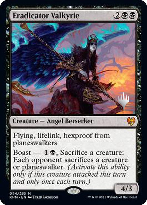 Eradicator Valkyrie (Promo Pack) [Kaldheim Promos] | Gate City Games LLC
