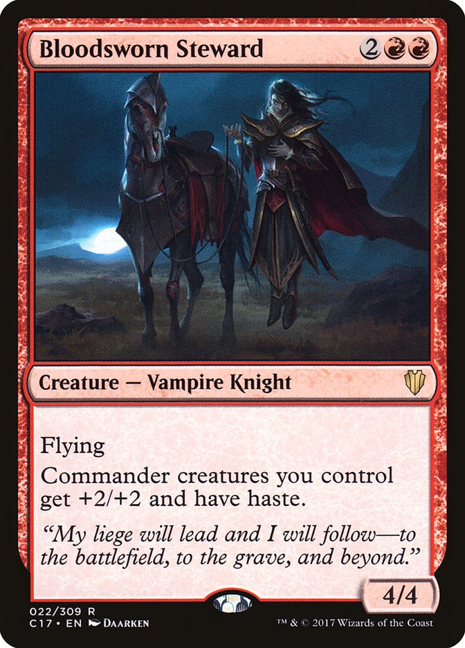 Bloodsworn Steward [Commander 2017] | Gate City Games LLC