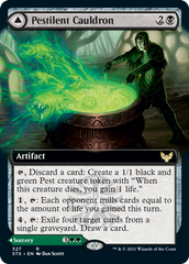 Pestilent Cauldron // Restorative Burst (Extended Art) [Strixhaven: School of Mages] | Gate City Games LLC