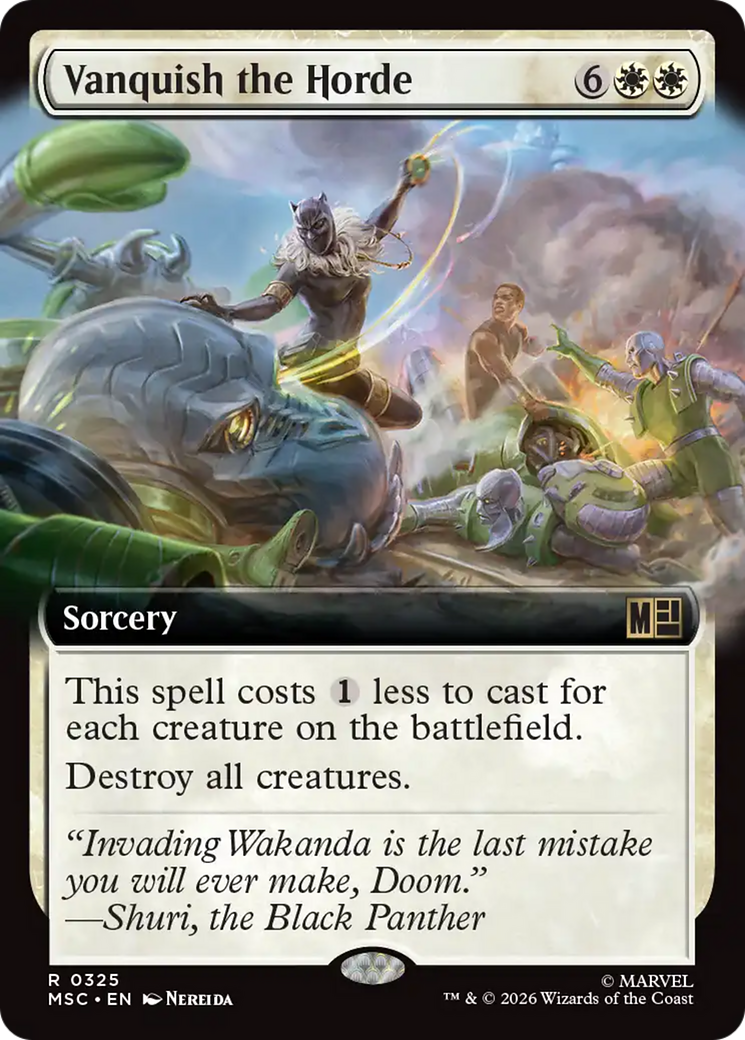 Vanquish the Horde (Extended Art) [Marvel Super Heroes Commander] | Gate City Games LLC