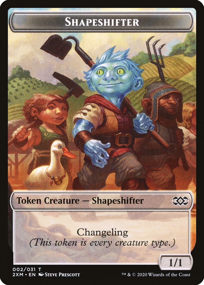 Myr (024) // Shapeshifter Double-Sided Token [Double Masters Tokens] | Gate City Games LLC
