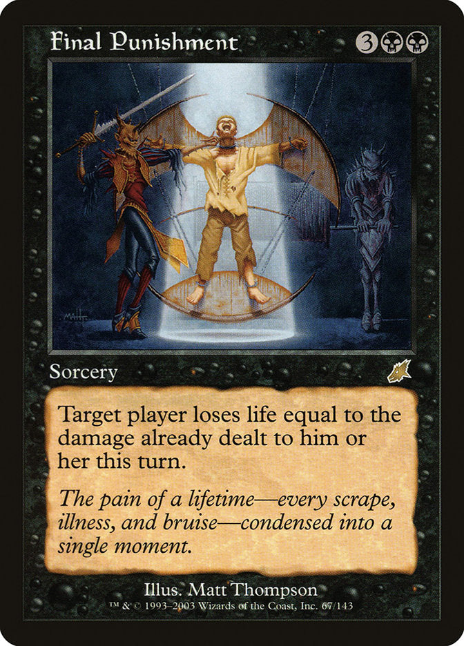 Final Punishment [Scourge] | Gate City Games LLC