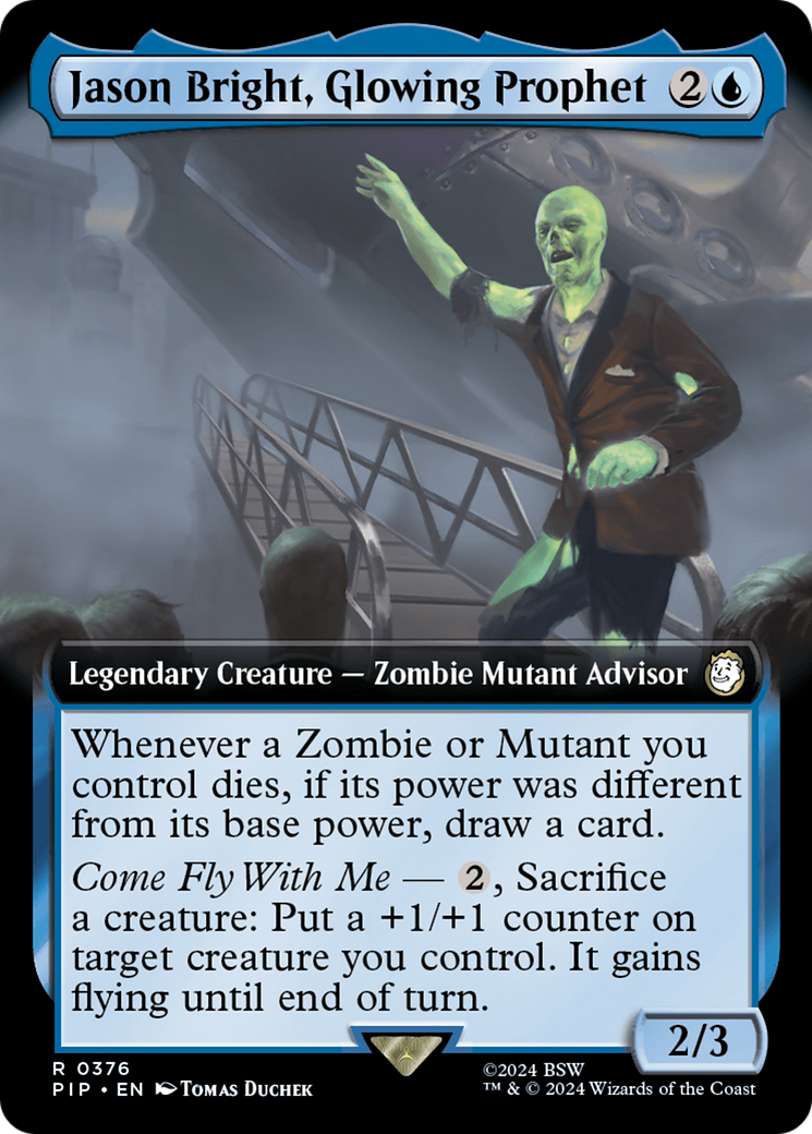 Jason Bright, Glowing Prophet (Extended Art) [Fallout] | Gate City Games LLC