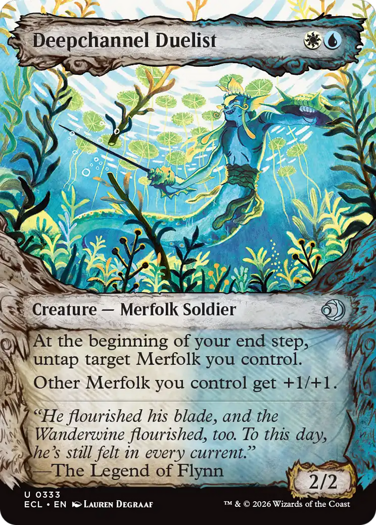 Deepchannel Duelist (Showcase) [Lorwyn Eclipsed] | Gate City Games LLC