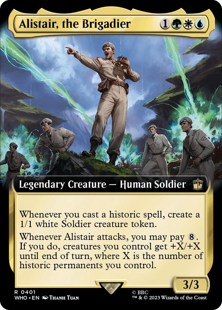 Alistair, the Brigadier (Extended Art) [Doctor Who] | Gate City Games LLC