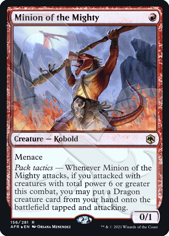Minion of the Mighty (Ampersand Promo) [Dungeons & Dragons: Adventures in the Forgotten Realms Promos] | Gate City Games LLC