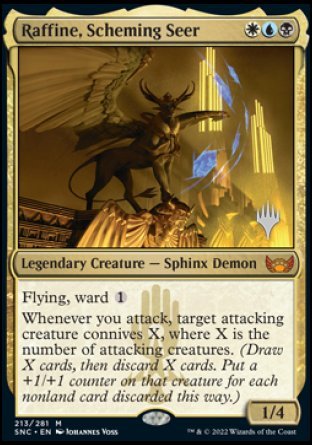 Raffine, Scheming Seer (Promo Pack) [Streets of New Capenna Promos] | Gate City Games LLC