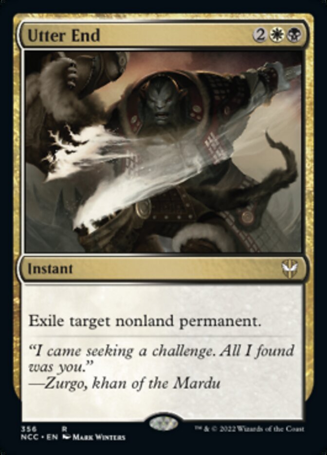 Utter End [Streets of New Capenna Commander] | Gate City Games LLC