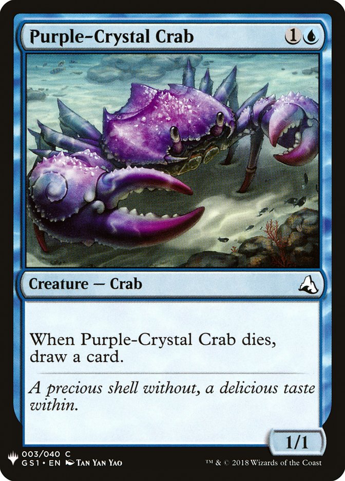 Purple-Crystal Crab [Mystery Booster] | Gate City Games LLC