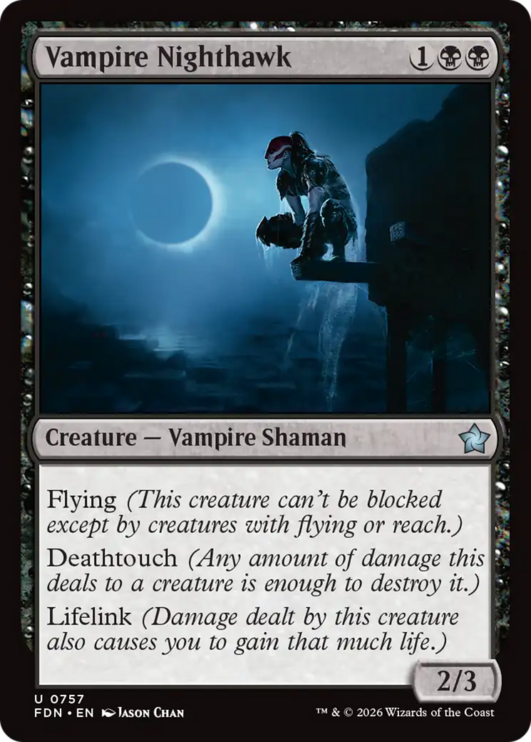 Vampire Nighthawk (0757) [Foundations] | Gate City Games LLC