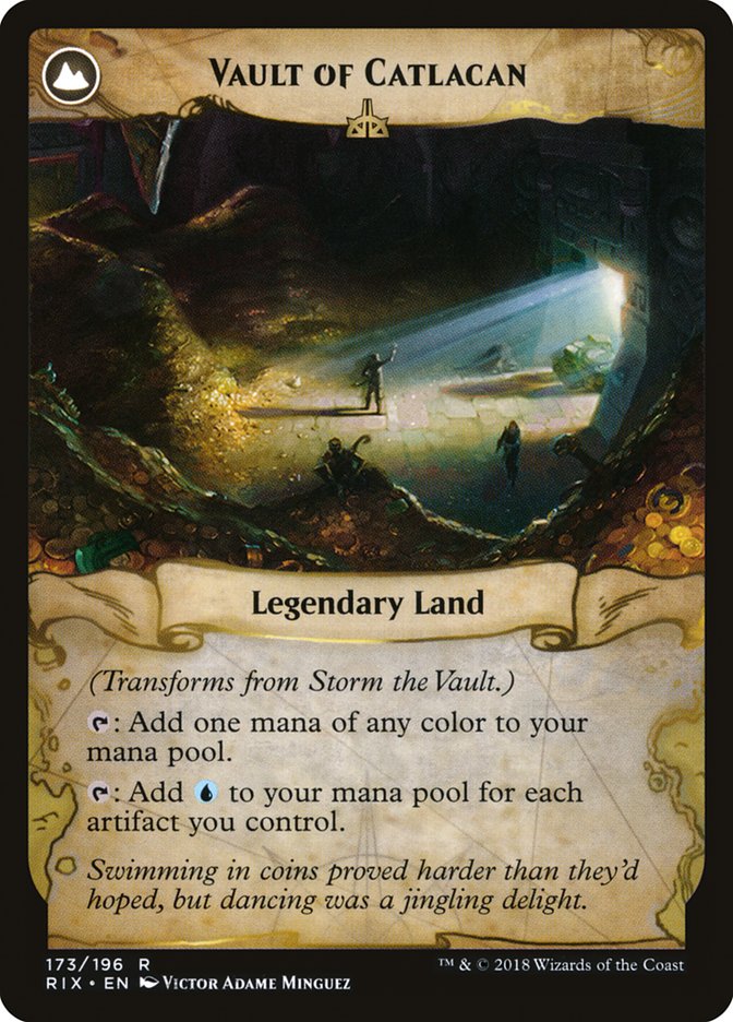 Storm the Vault // Vault of Catlacan [Rivals of Ixalan] | Gate City Games LLC