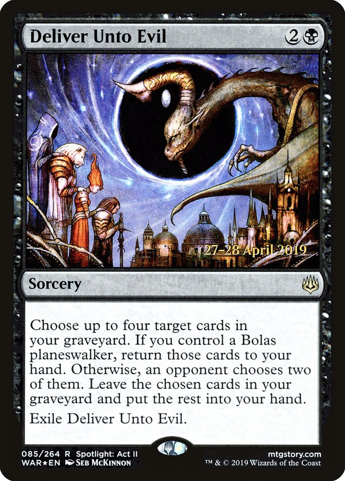 Deliver Unto Evil [War of the Spark Prerelease Promos] | Gate City Games LLC