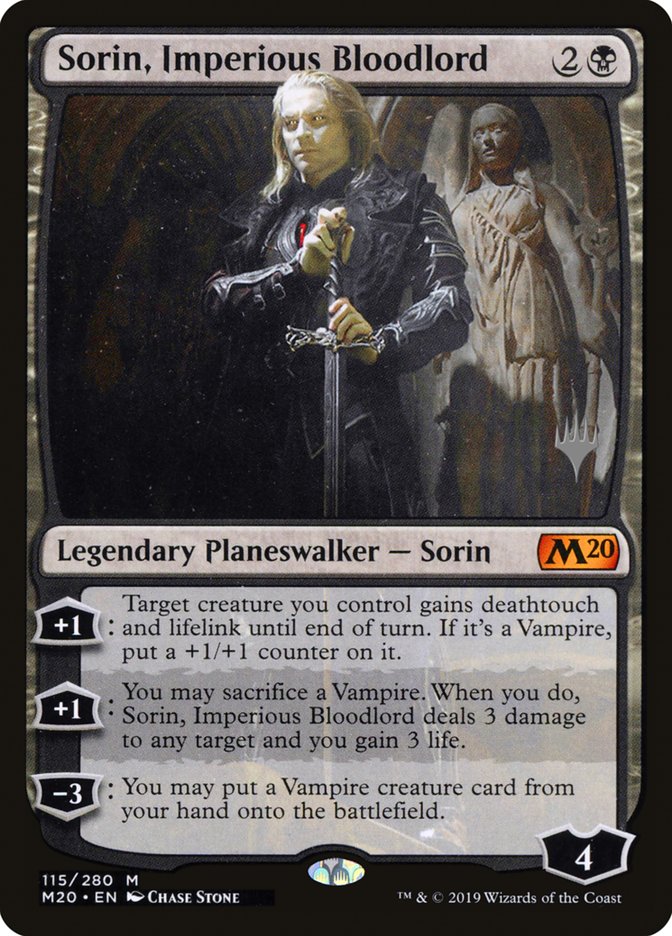 Sorin, Imperious Bloodlord (Promo Pack) [Core Set 2020 Promos] | Gate City Games LLC