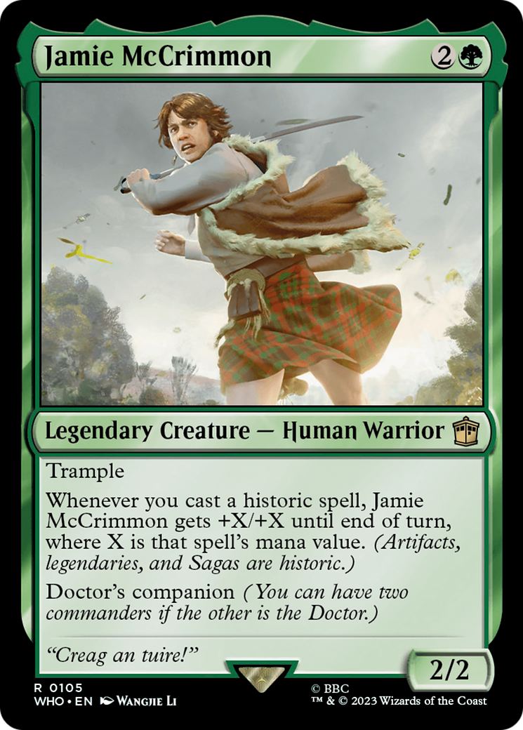 Jamie McCrimmon (Extended Art) [Doctor Who] | Gate City Games LLC