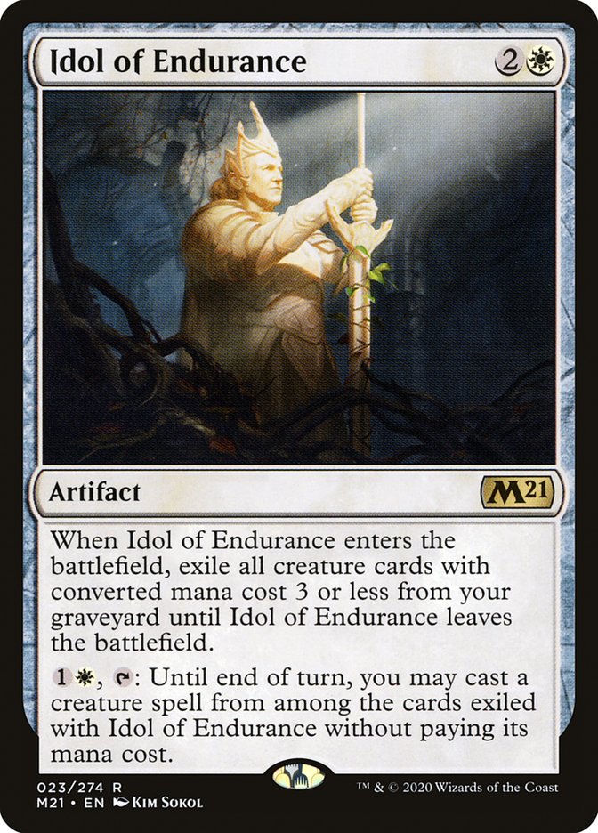 Idol of Endurance [Core Set 2021] | Gate City Games LLC