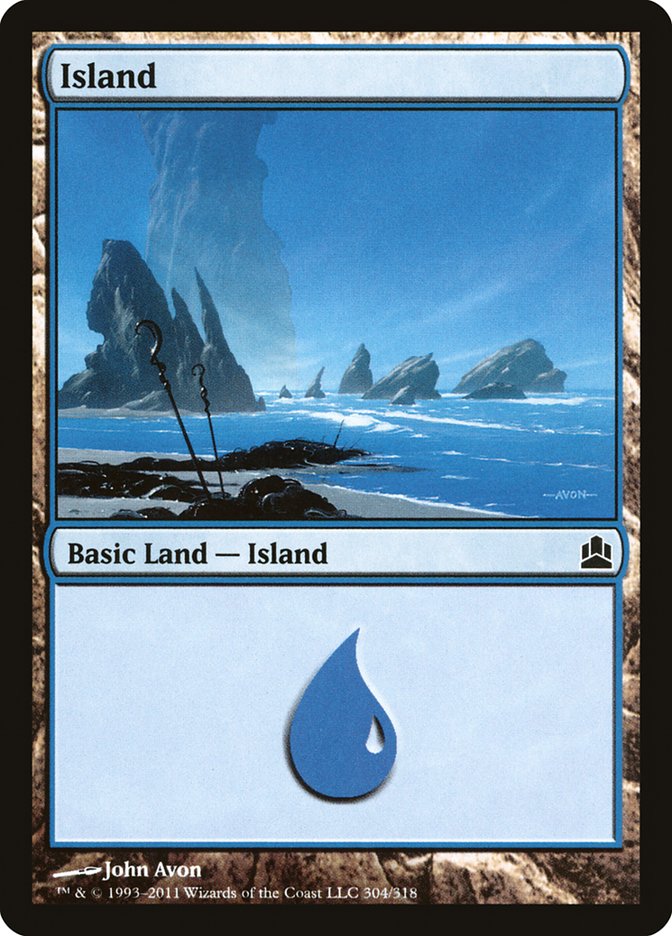 Island (304) [Commander 2011] | Gate City Games LLC