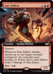 Star Athlete (Extended Art) [Duskmourn: House of Horror Commander] | Gate City Games LLC