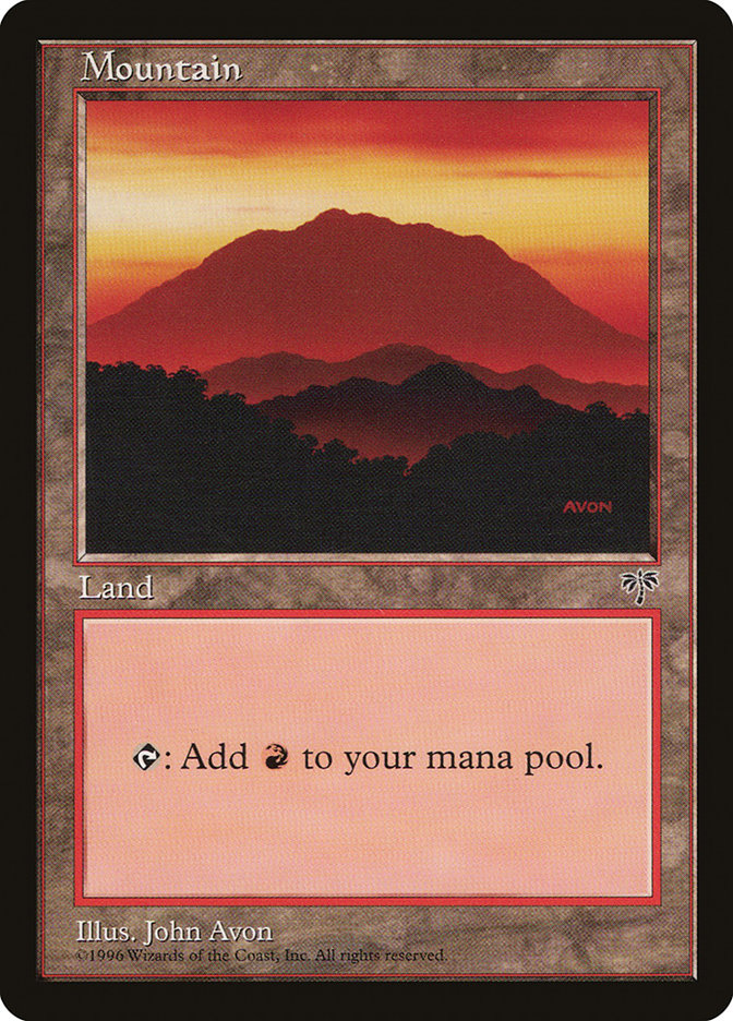 Mountain (Red Signature) [Mirage] | Gate City Games LLC