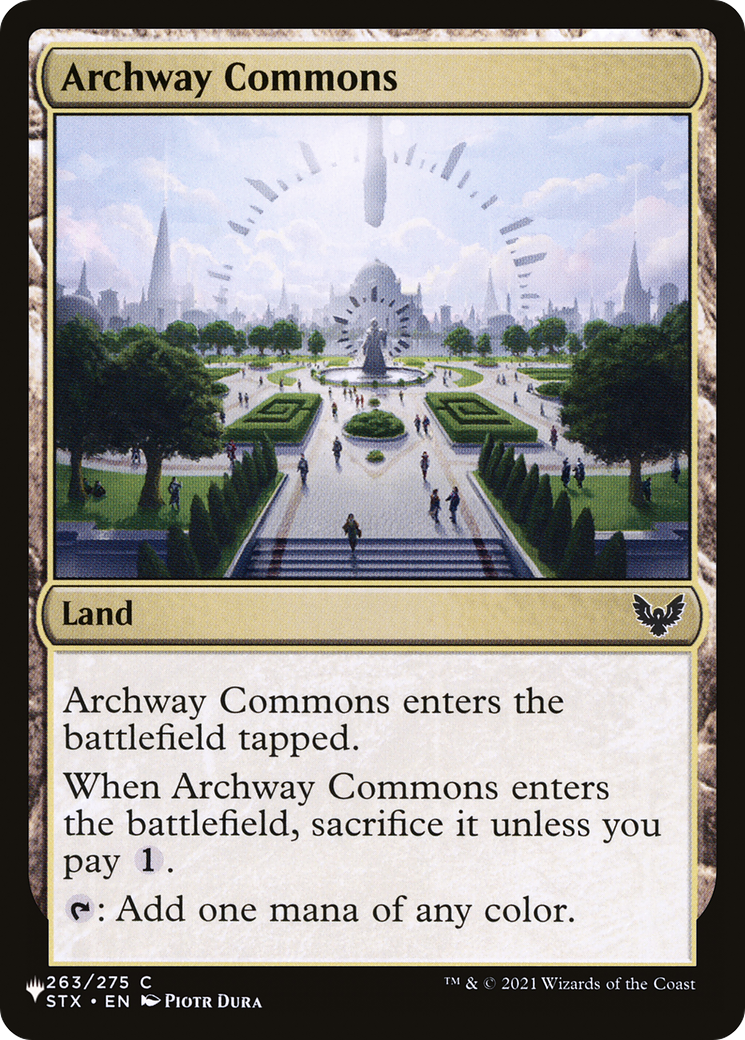 Archway Commons [The List Reprints] | Gate City Games LLC