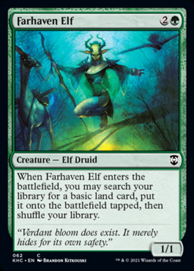 Farhaven Elf [Kaldheim Commander] | Gate City Games LLC
