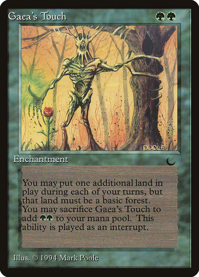 Gaea's Touch (Misprinted) [The Dark] | Gate City Games LLC