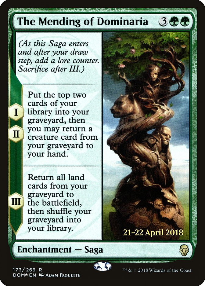 The Mending of Dominaria [Dominaria Prerelease Promos] | Gate City Games LLC