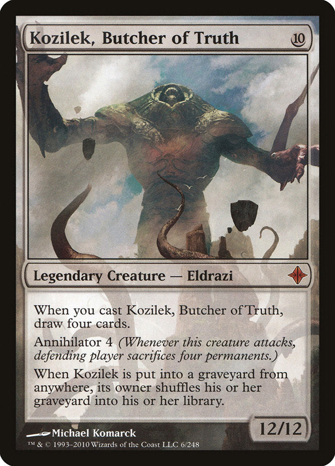 Kozilek, Butcher of Truth [Rise of the Eldrazi] | Gate City Games LLC