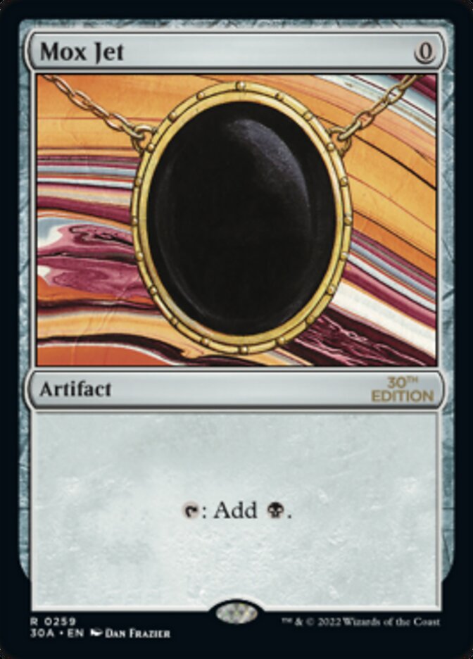 Mox Jet [30th Anniversary Edition] | Gate City Games LLC