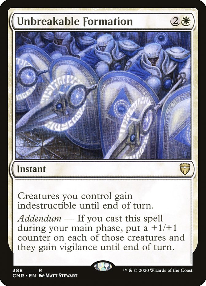 Unbreakable Formation [Commander Legends] | Gate City Games LLC