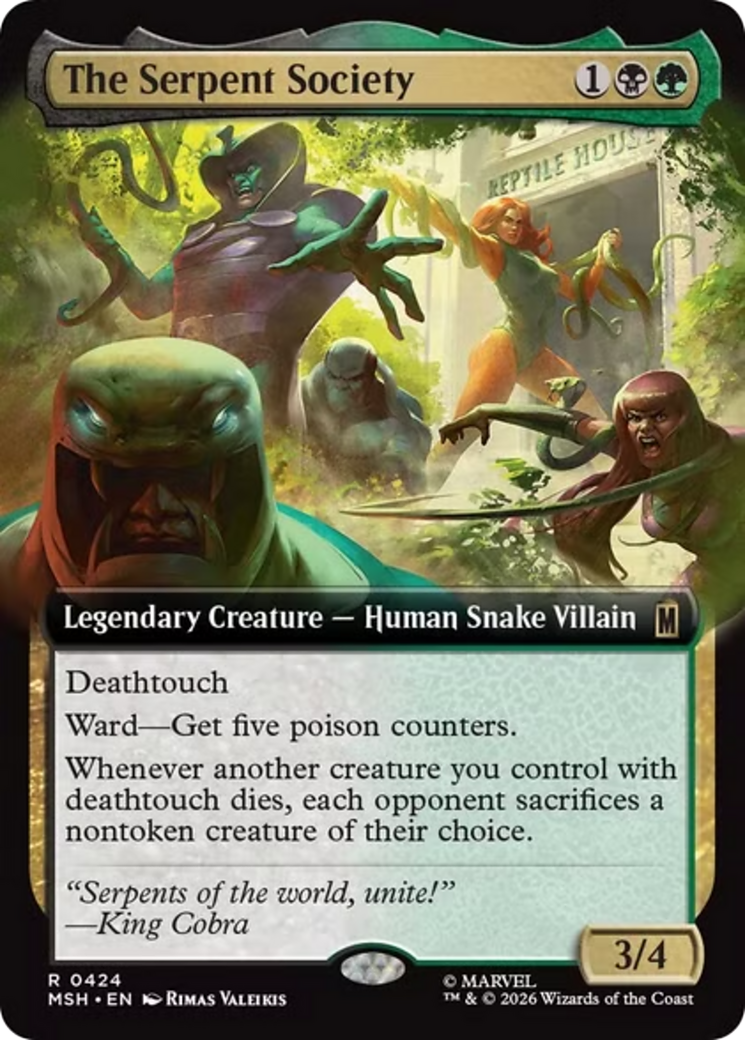 The Serpent Society (Extended Art) [Marvel Super Heroes] | Gate City Games LLC