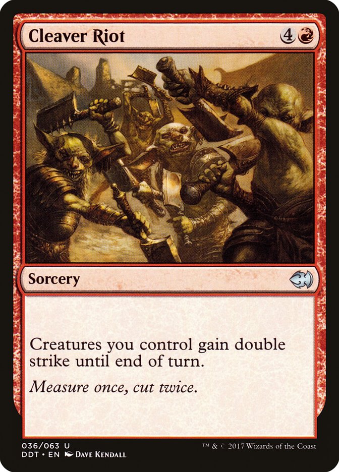 Cleaver Riot [Duel Decks: Merfolk vs. Goblins] | Gate City Games LLC