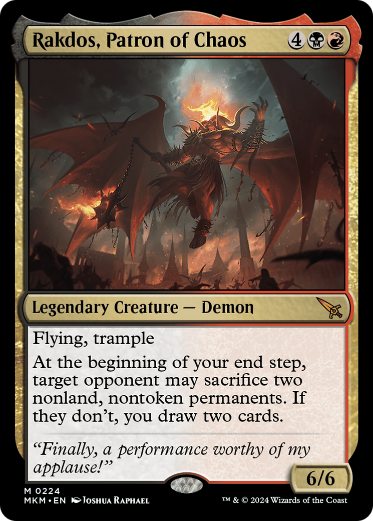 Rakdos, Patron of Chaos [Murders at Karlov Manor] | Gate City Games LLC